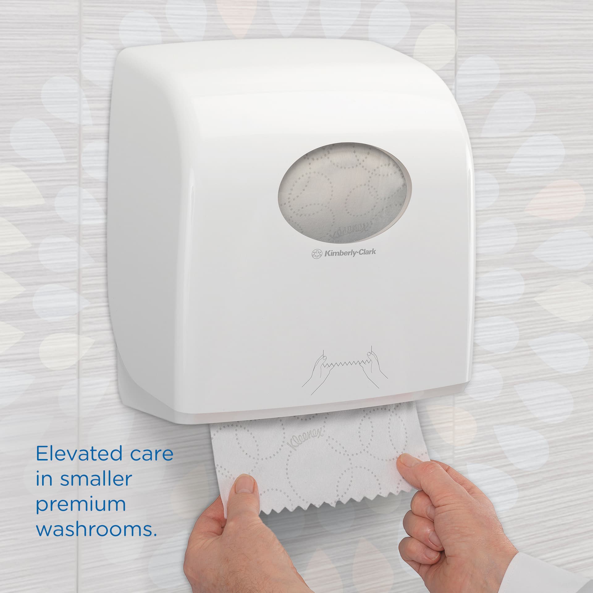 Handdoekrol Kleenex Ultra Slimroll 2-laags 100m wit 6781 5