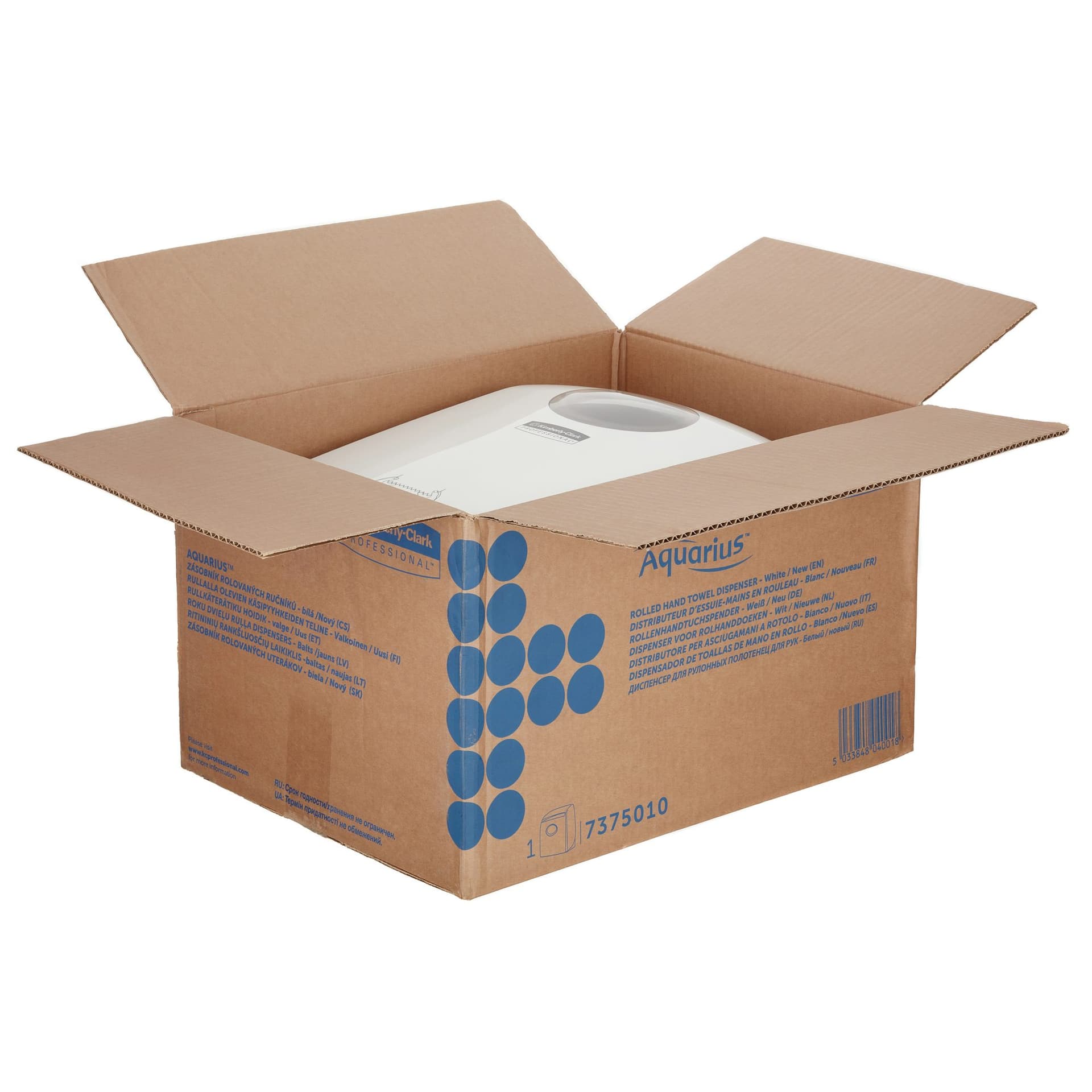 Handdoekroldispenser Kimberly Clark Aquarius wit 7375 2