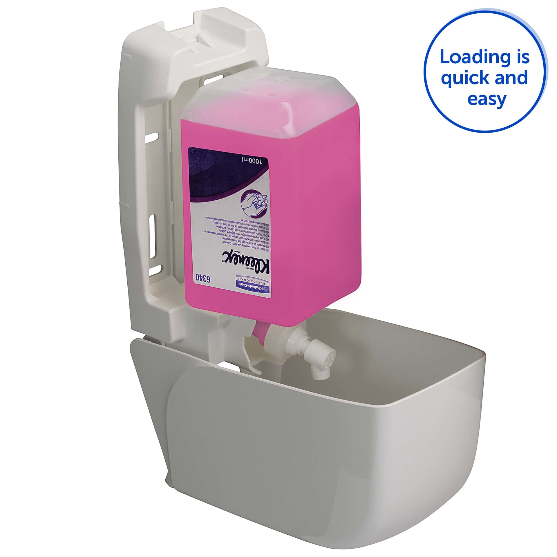 Zeepdispenser Kimberly Clark Aquarius 1000ml wit 6948 4