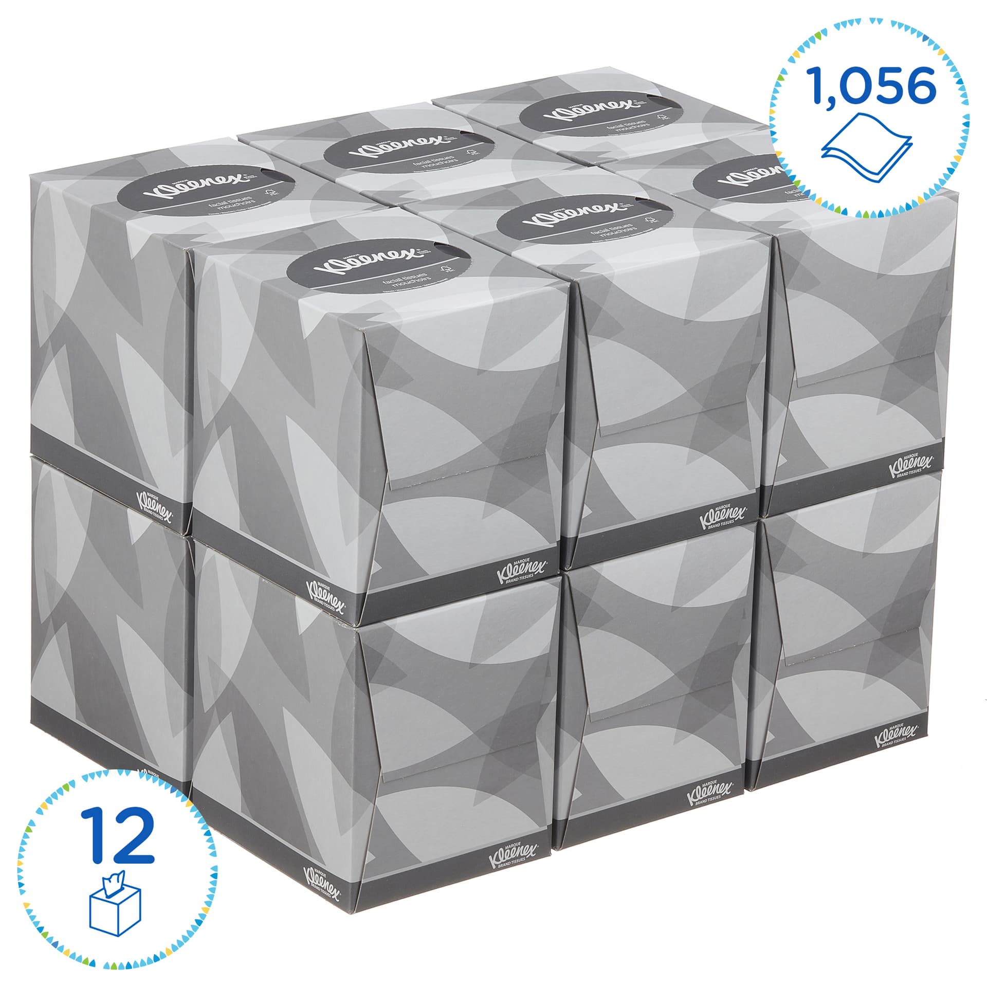 Facial tissues Kleenex kubus 2-laags 88 vel wit 8834 2