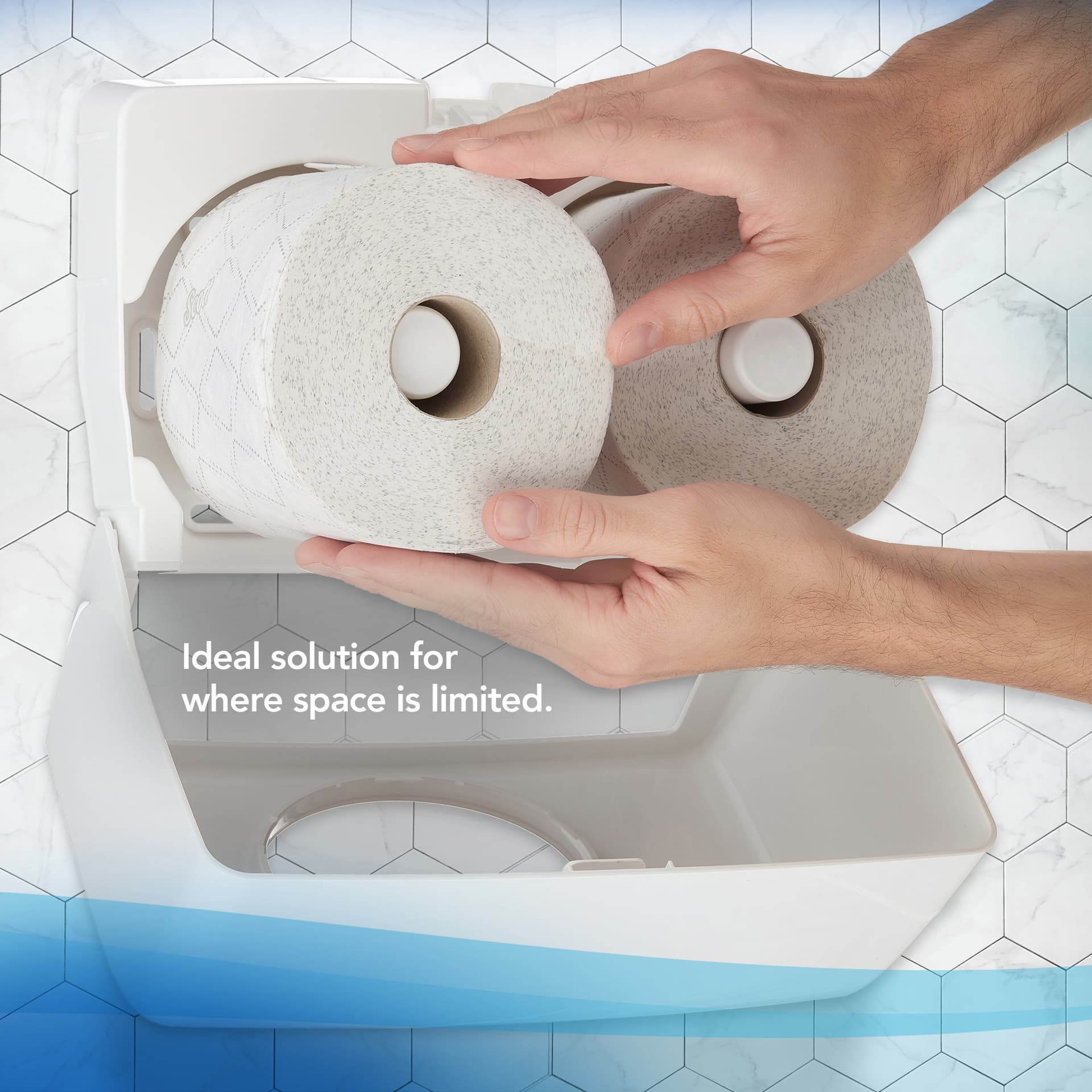 Toiletpapier Scott Control 3-laags 350 vel wit 8518 6