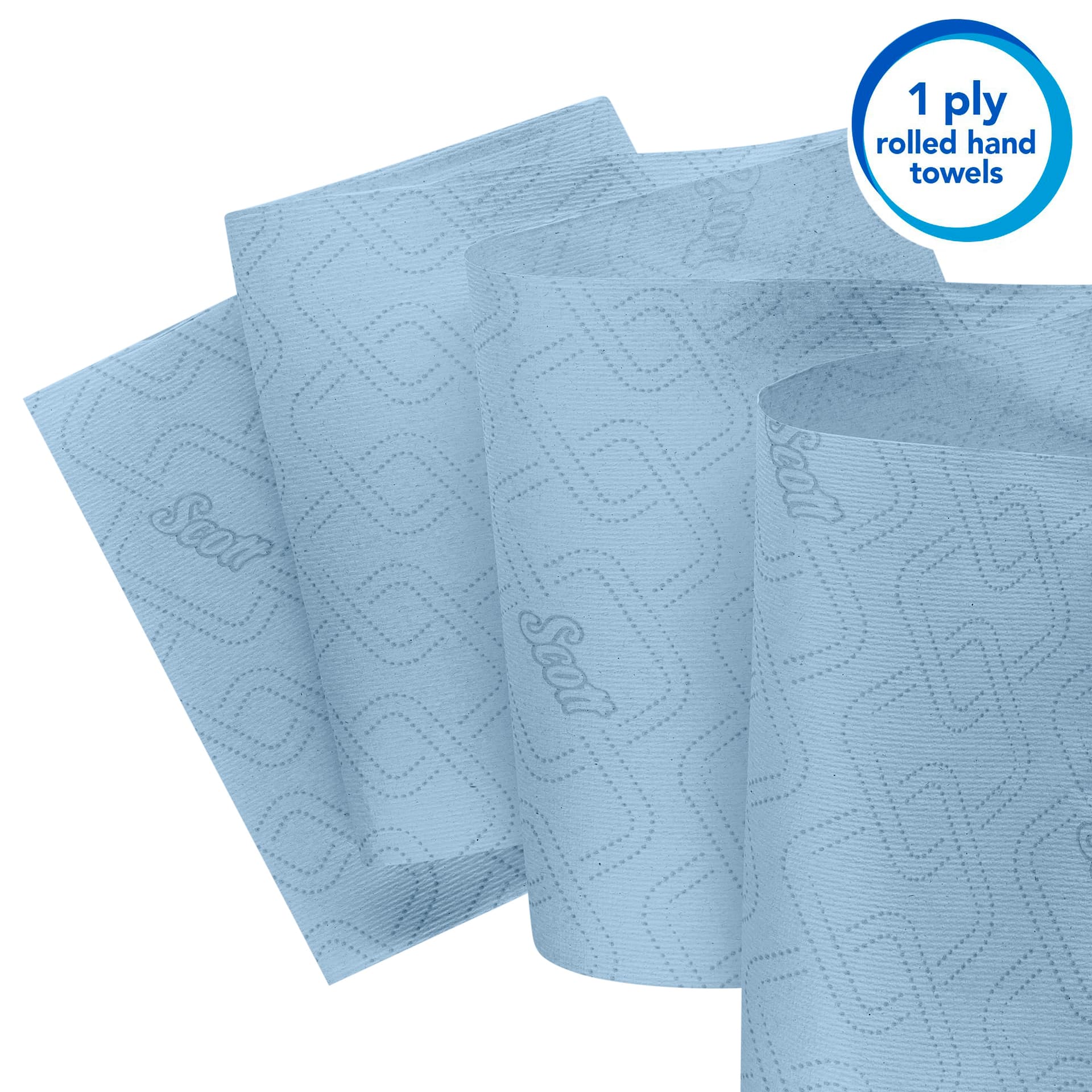 Handdoekrol Scott Essential 1-laags 350m blauw 6692 5