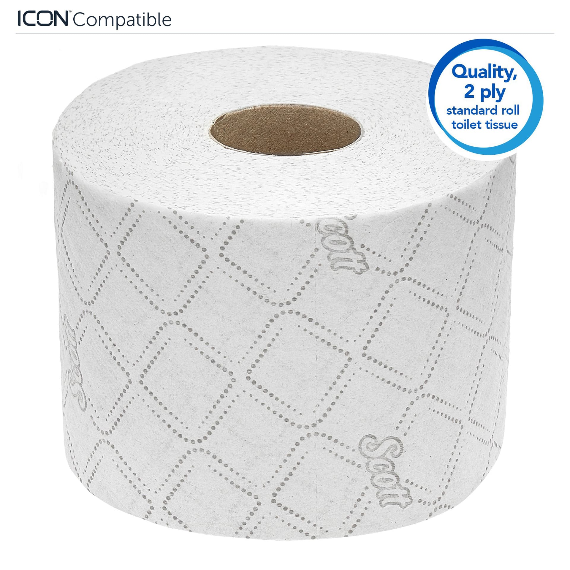 Toiletpapier Scott Essential 2-laags 600 vel wit 8517 4