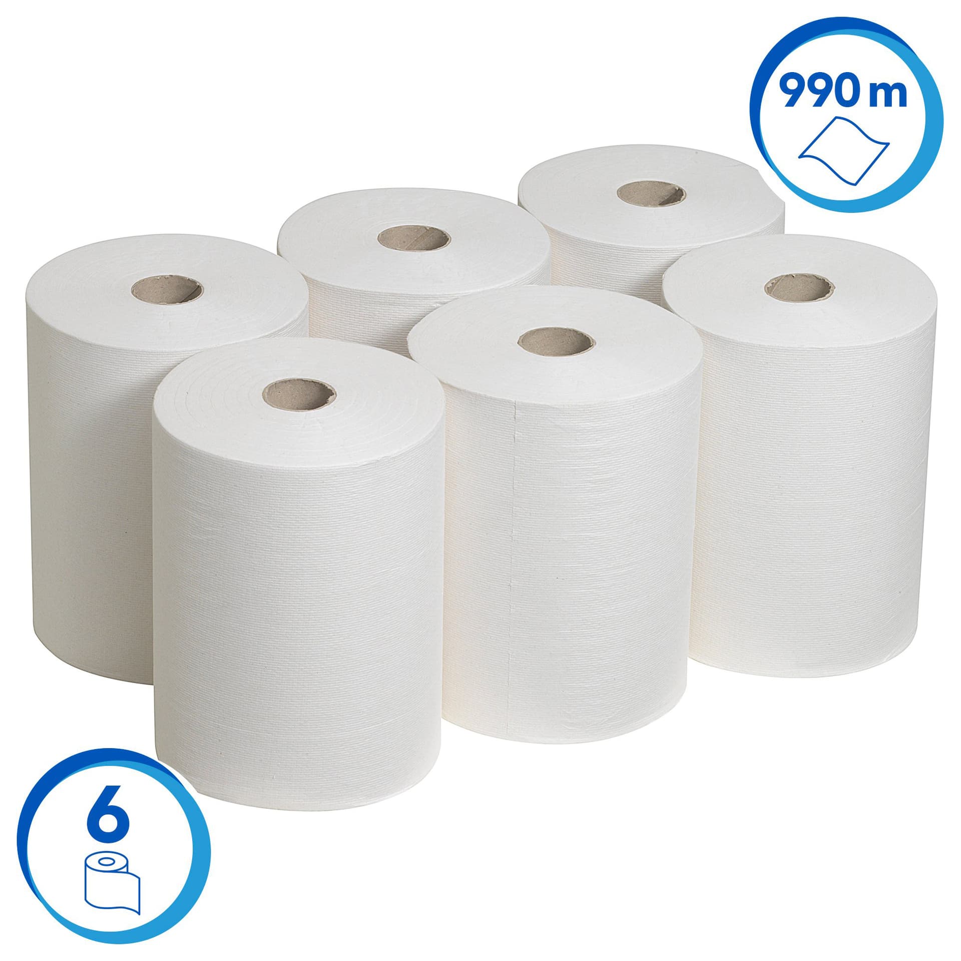 Handdoekrol Scott Control Slimroll 1-laags 165m wit 6657 2