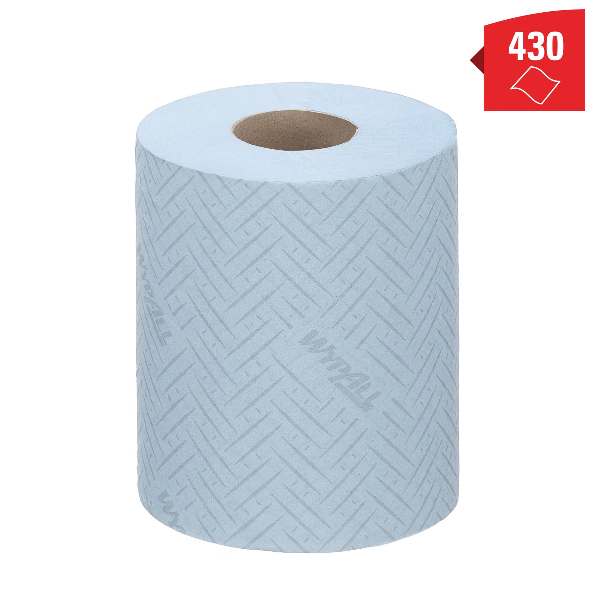 Poetspapier WypAll L10 GeneralClean 1-laags 430 vel blauw 6223 3