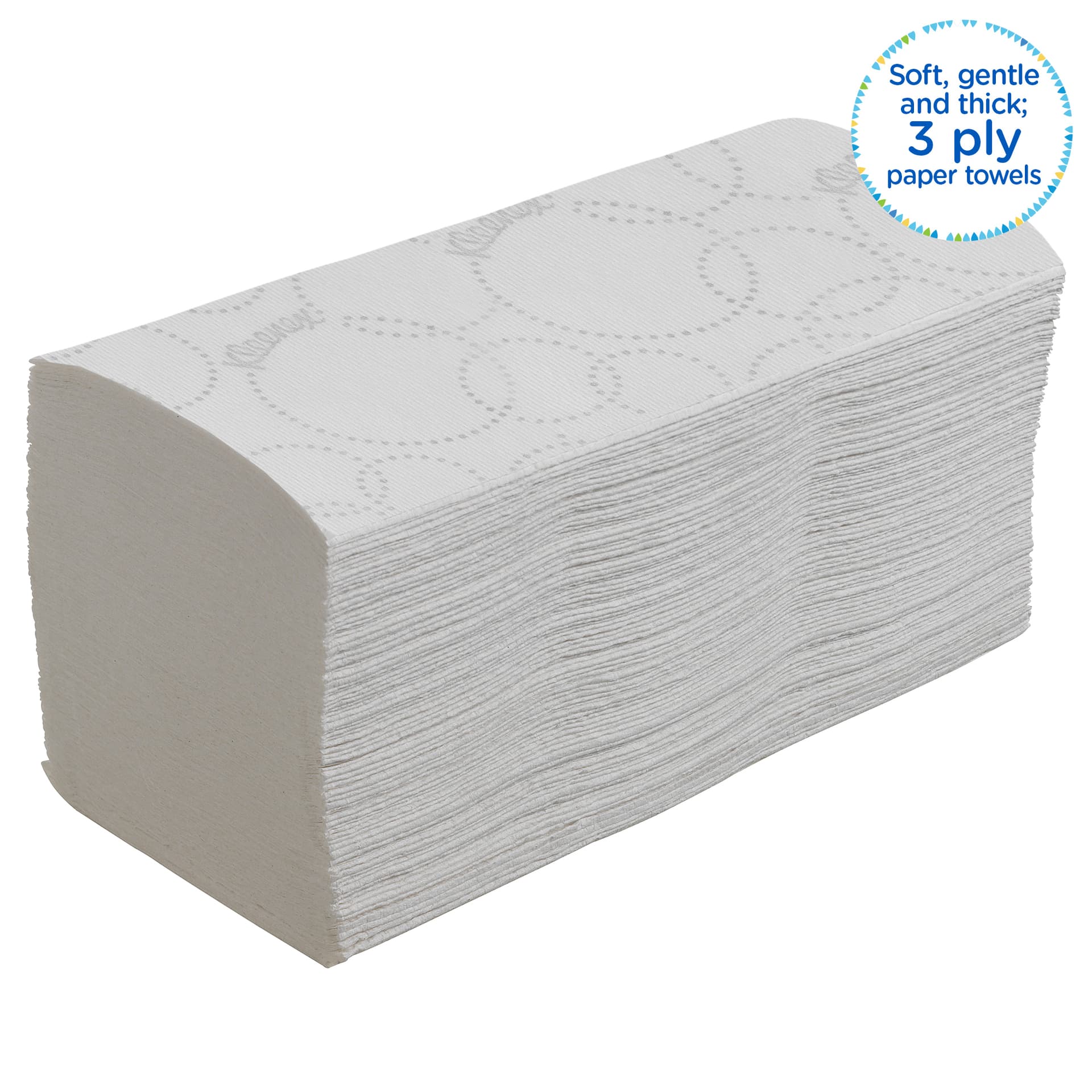 Handdoek Kleenex Ultra i-vouw 3-laags 215x318mm 15x96 vel wit 6710 4