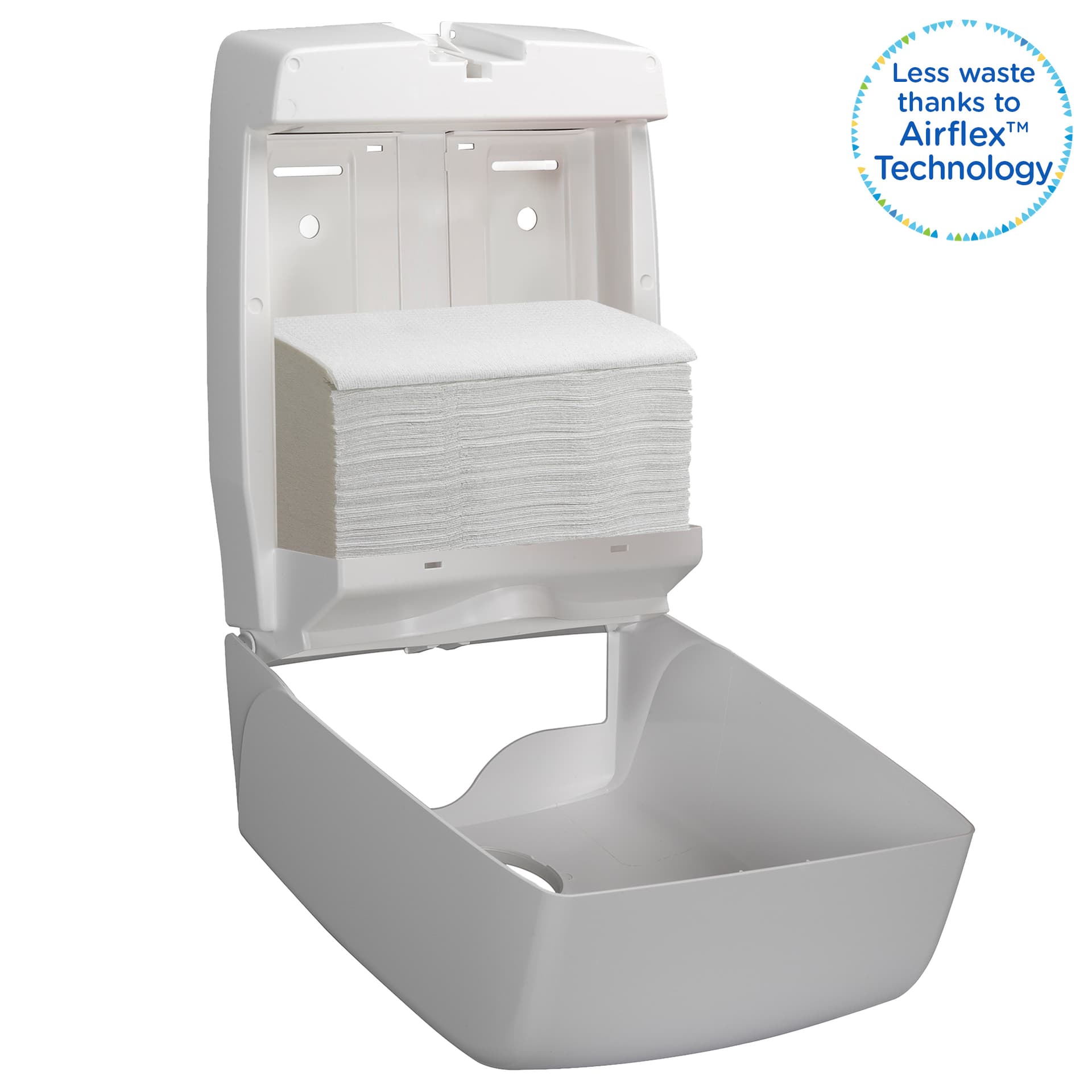 Handdoek Kleenex Ultra i-vouw 3-laags 215x318mm 15x96 vel wit 6710 5