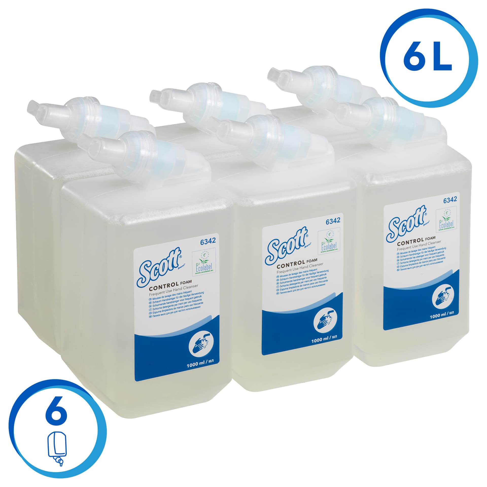 Handzeep Scott Control schuim frequent 1000ml 6342 2