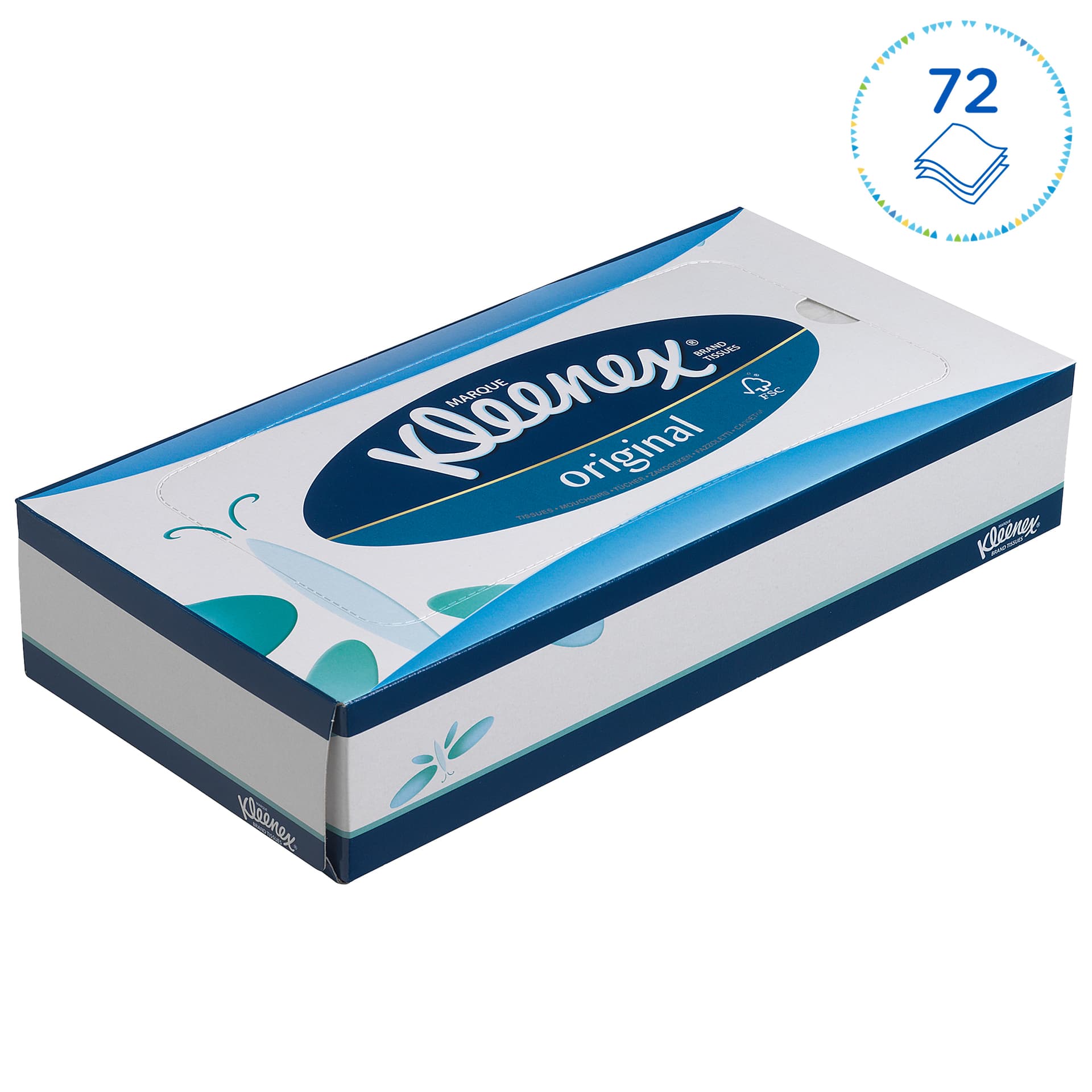 Facial tissues Kleenex 3-laags 72 vel wit 8824 3