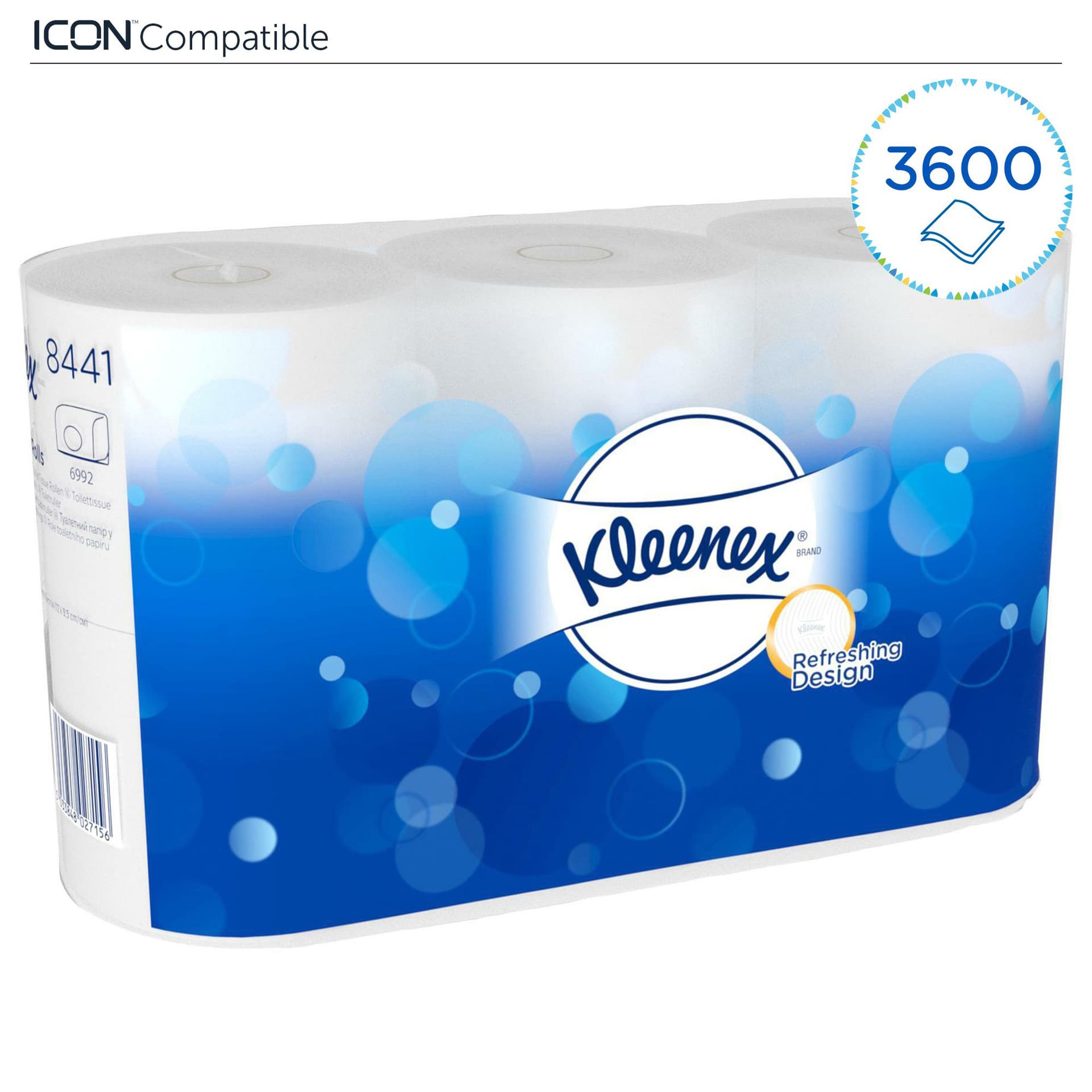 Toiletpapier Kleenex 2-laags 600 vel wit 8441 3