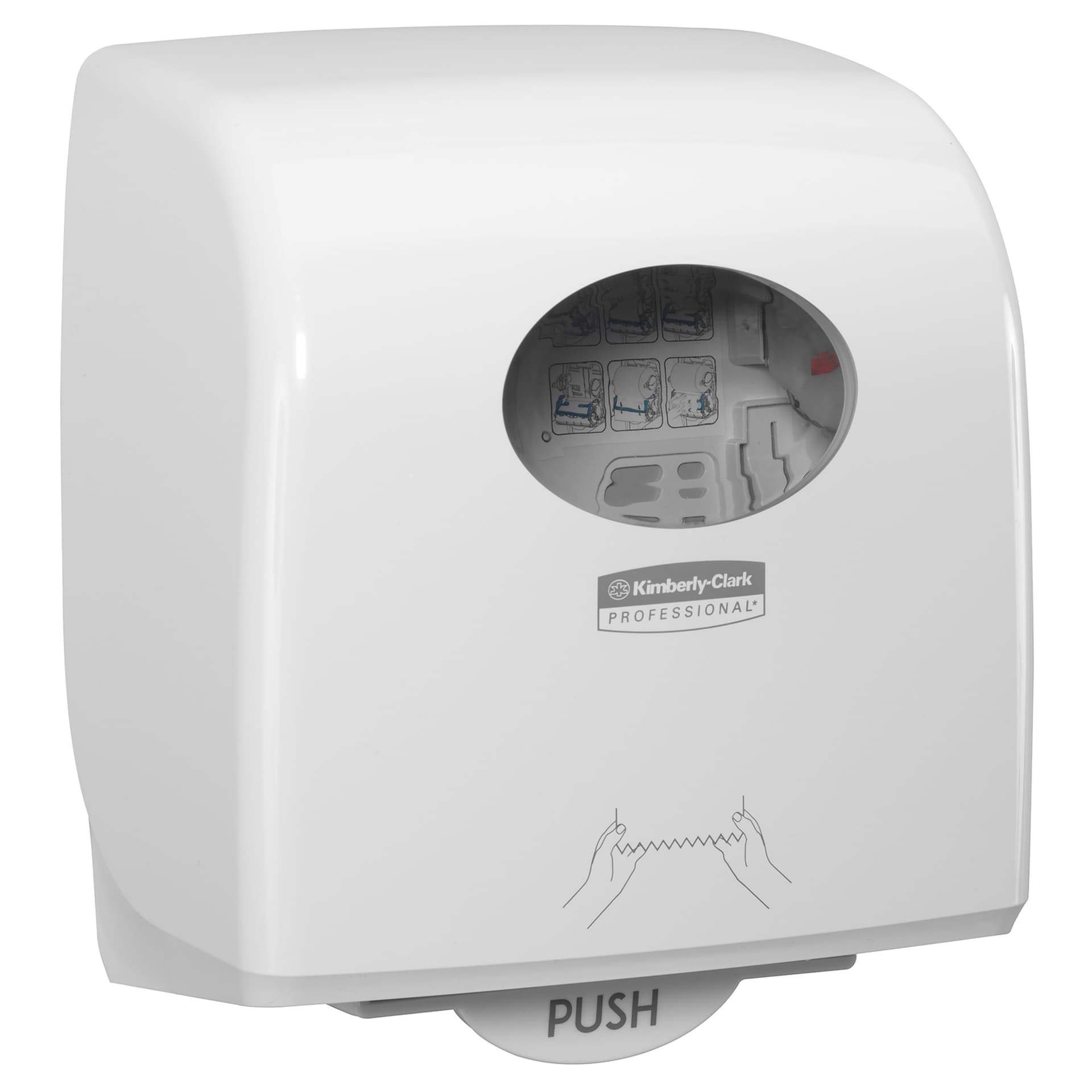 Handdoekroldispenser Kimberly Clark Aquarius Slimroll wit 7955 2
