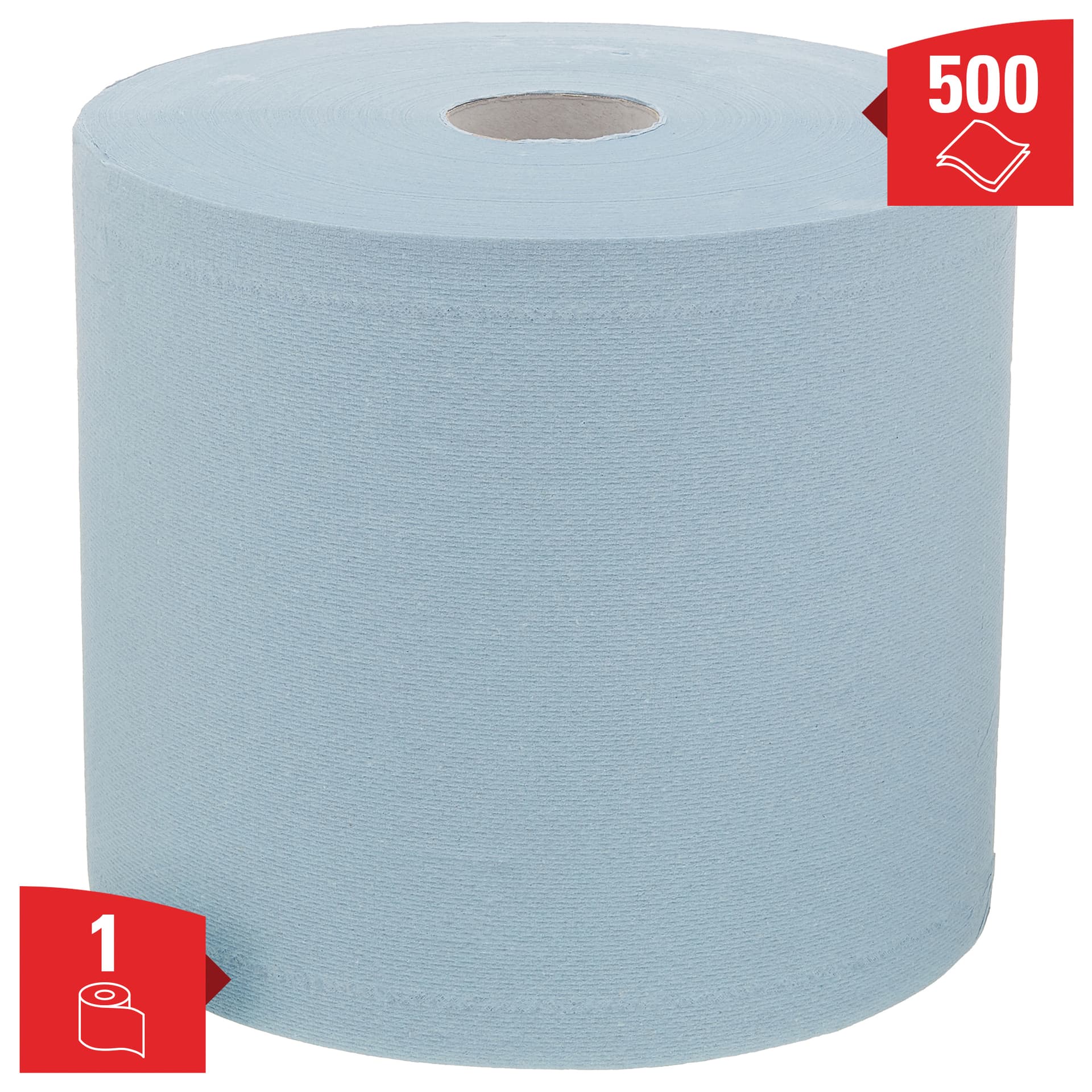 Poetspapier WypAll L20 GeneralClean 2-laags 500 vel blauw 7300 2