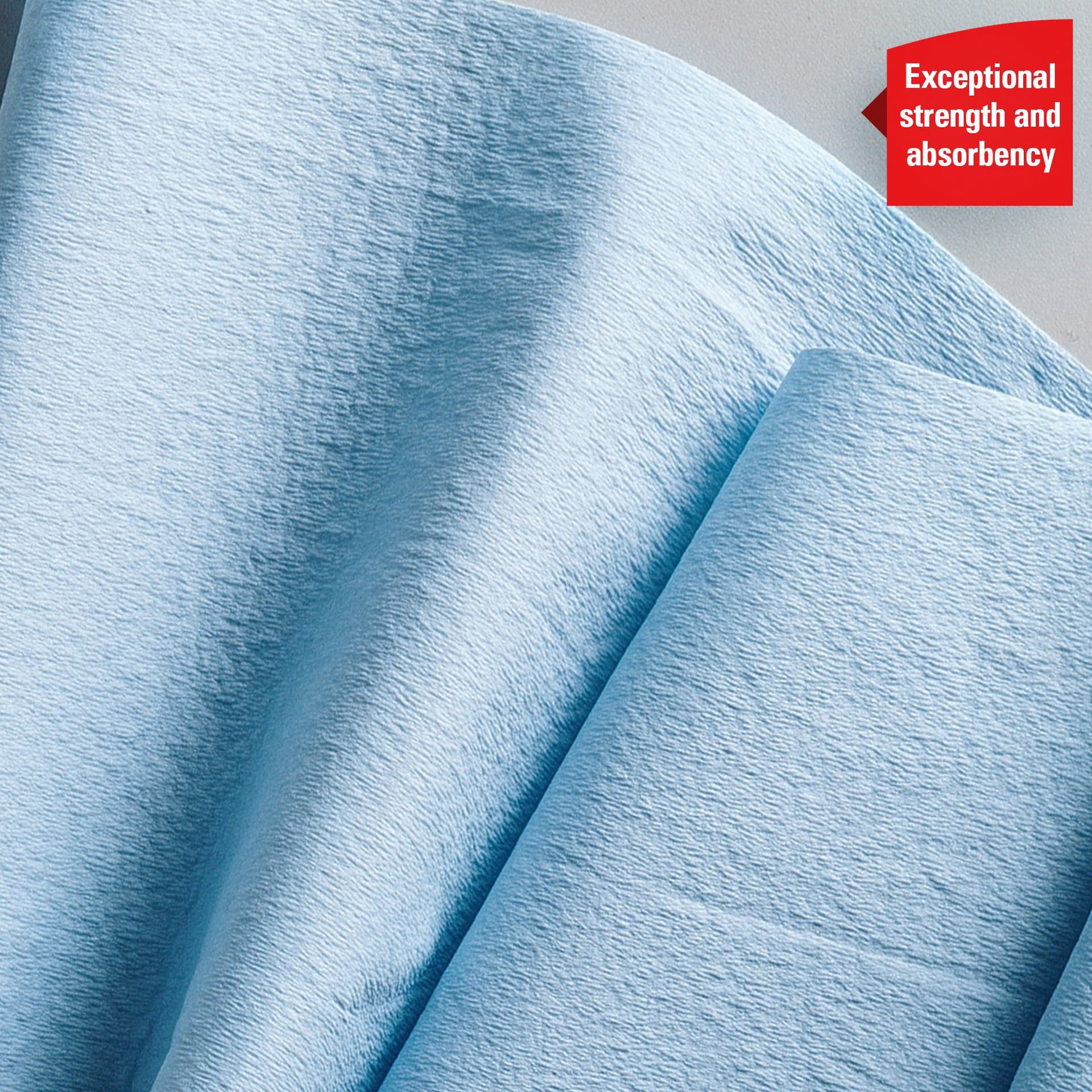 Poetspapier WypAll L20 GeneralClean 2-laags 500 vel blauw 7300 4