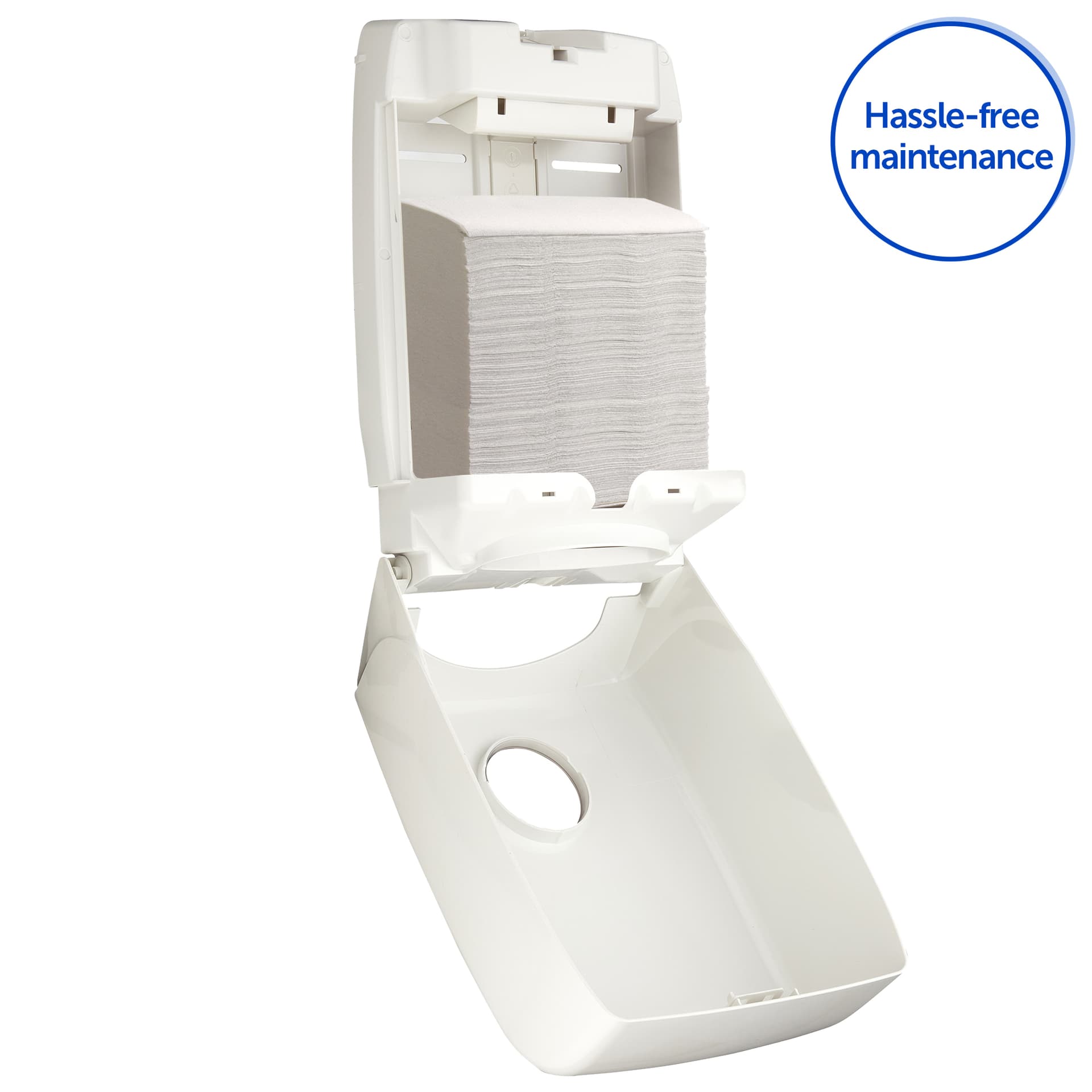 Handdoekdispenser Kimberly Clark Aquarius i-vouw wit 6945 4