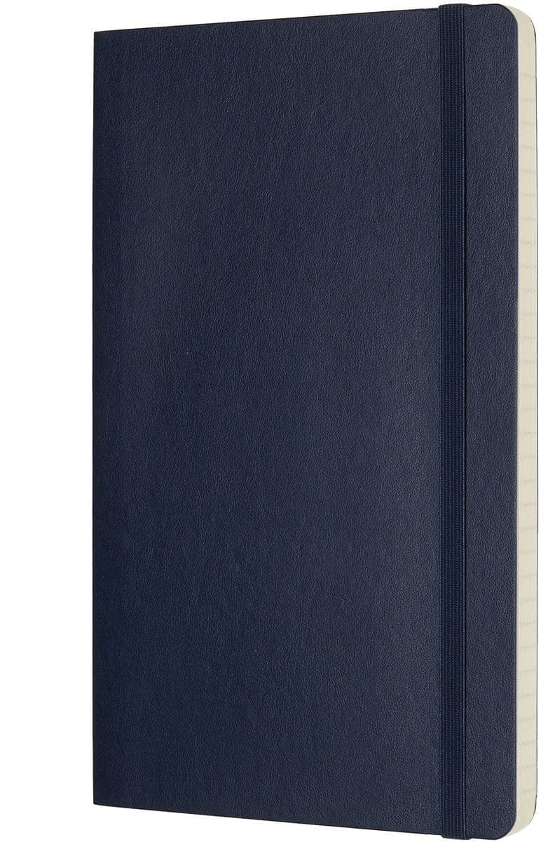 Notitieboek Moleskine large 130x210mm lijn soft cover sapphire blue 2