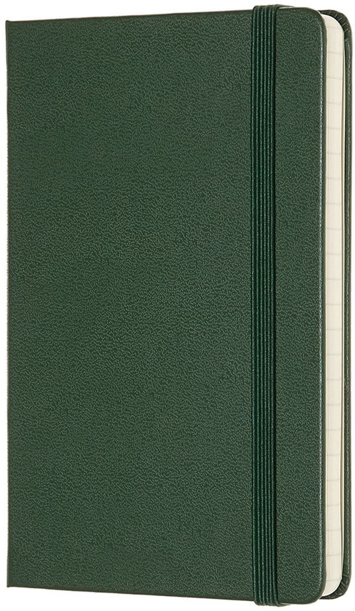 Notitieboek Moleskine pocket 90x140mm lijn hard cover myrtle green 2