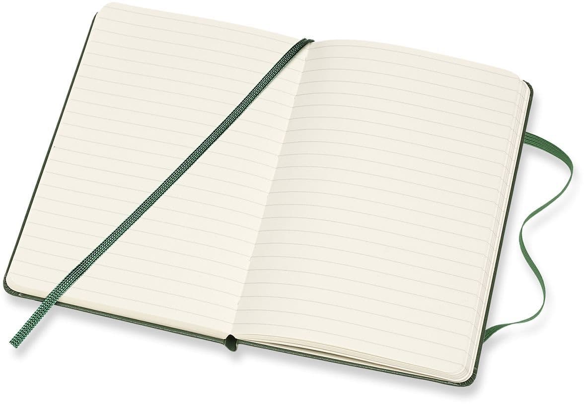 Notitieboek Moleskine pocket 90x140mm lijn hard cover myrtle green 3
