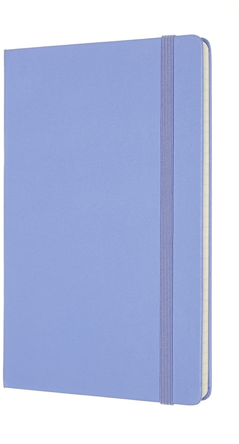 Notitieboek Moleskine large 130x210mm lijn hard cover hydrangea blue 2
