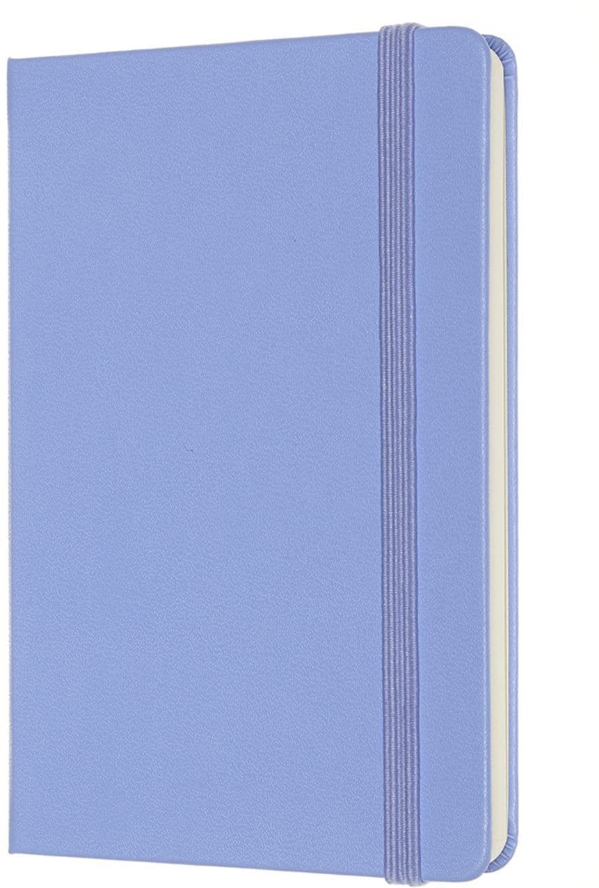 Notitieboek Moleskine pocket 90x140mm blanco hard cover hydrangea blue 2