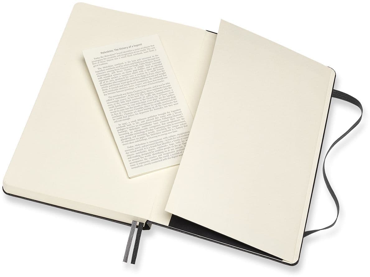Notitieboek Moleskine Expanded large 130x210mm lijn hard cover zwart 4