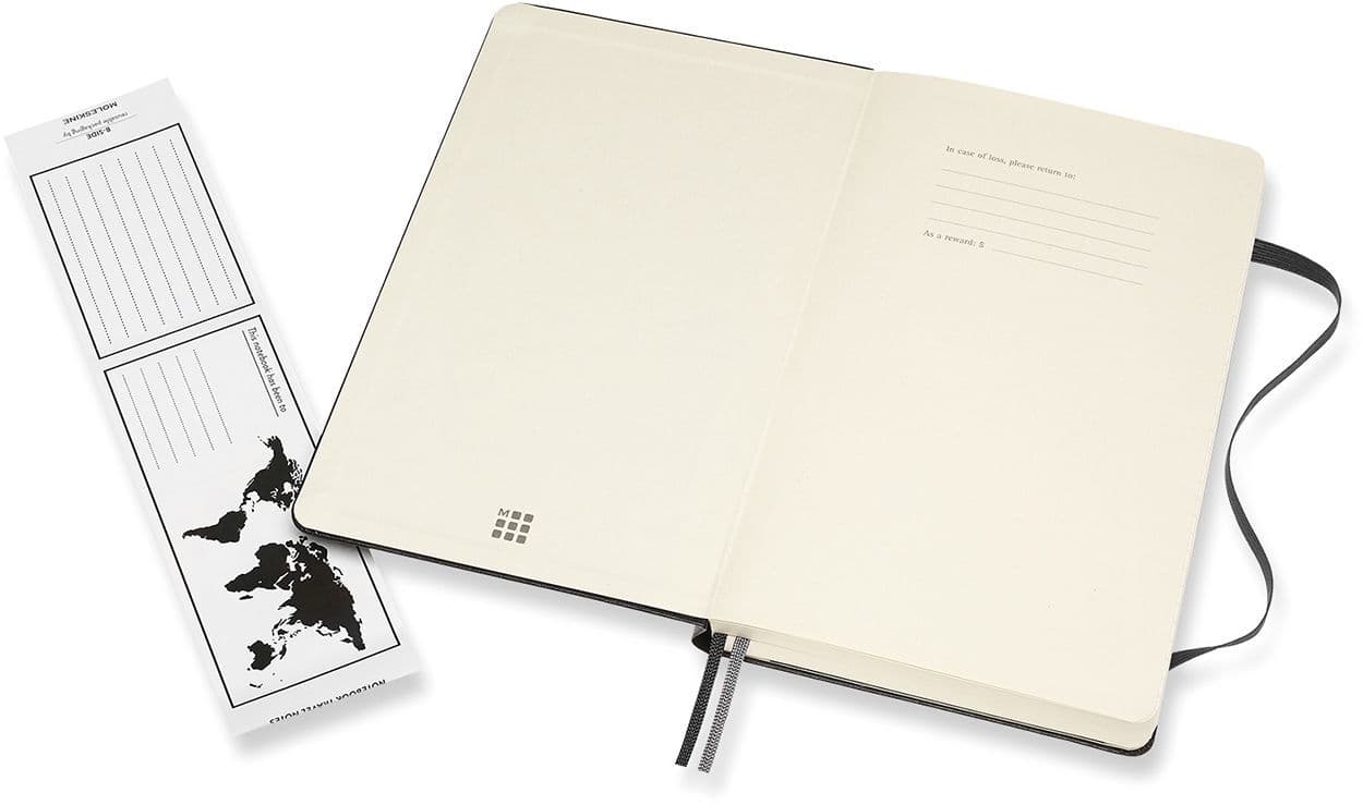 Notitieboek Moleskine Expanded large 130x210mm lijn hard cover zwart 5