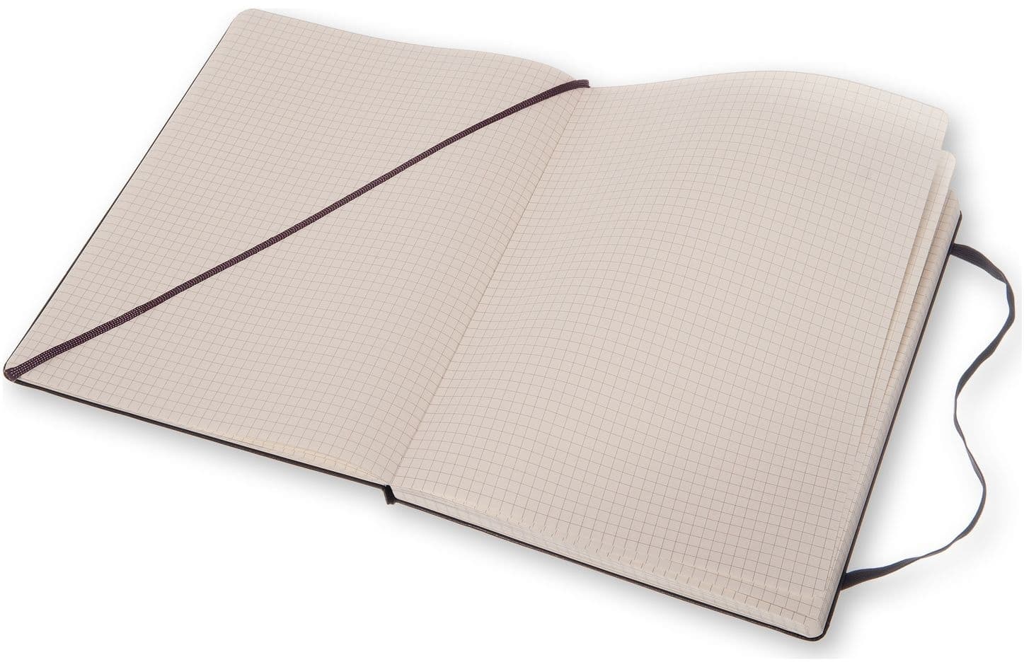 Notitieboek Moleskine XL 190x250mm ruit 5x5 hard cover zwart 3