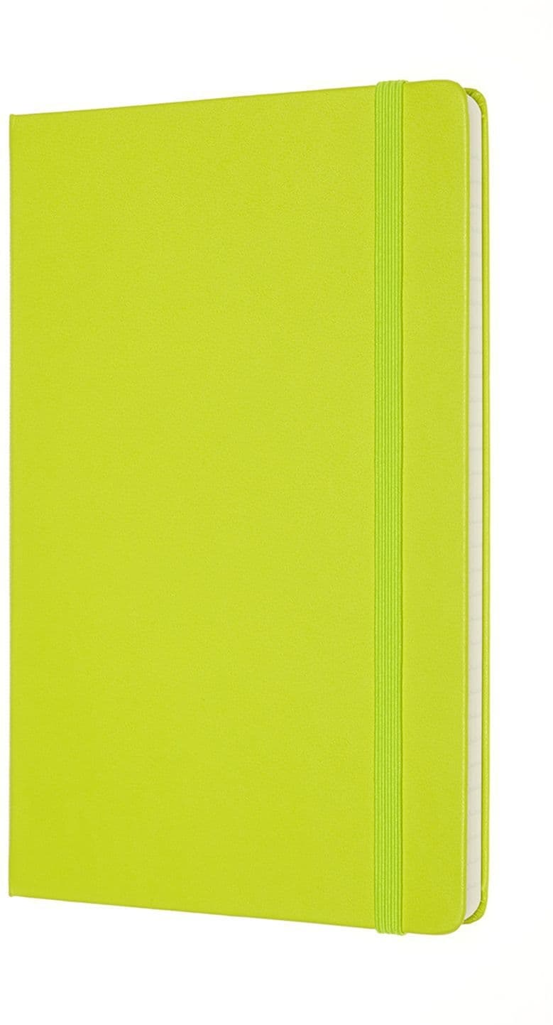 Notitieboek Moleskine large 130x210mm lijn hard cover lemon green 2