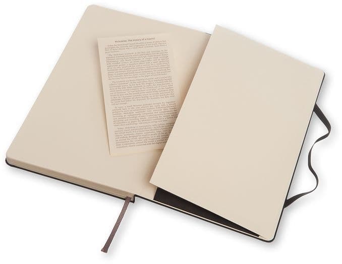 Notitieboek Moleskine large 130x210mm dots hard cover zwart 4