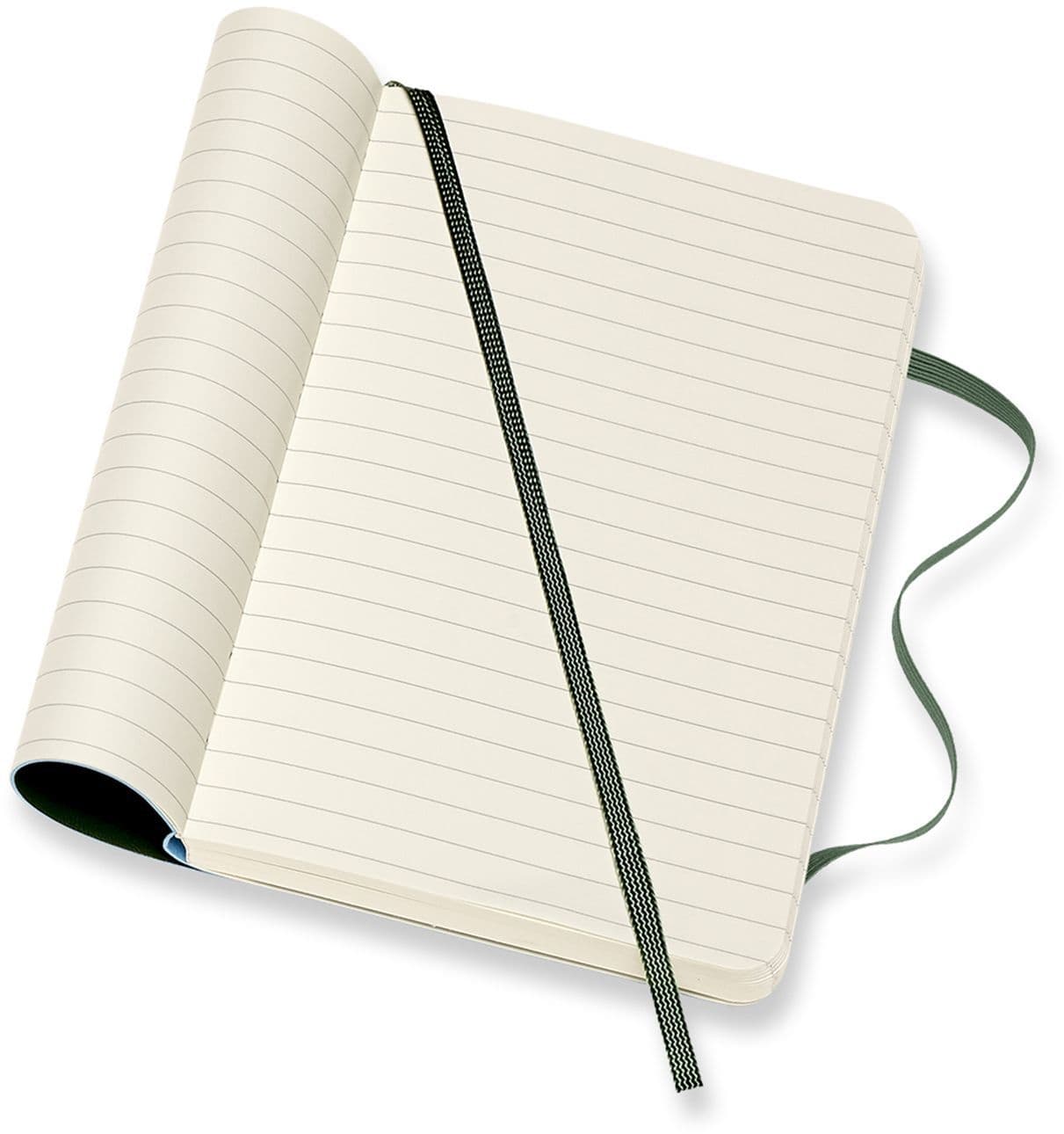 Notitieboek Moleskine pocket 90x140mm lijn soft cover myrtle green 3