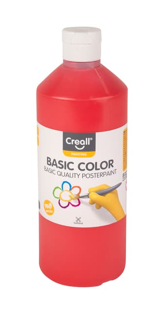 Plakkaatverf Creall Basic lichtrood 500ml