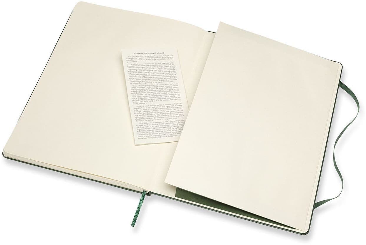 Notitieboek Moleskine XL 190x250mm lijn hard cover zwart 4