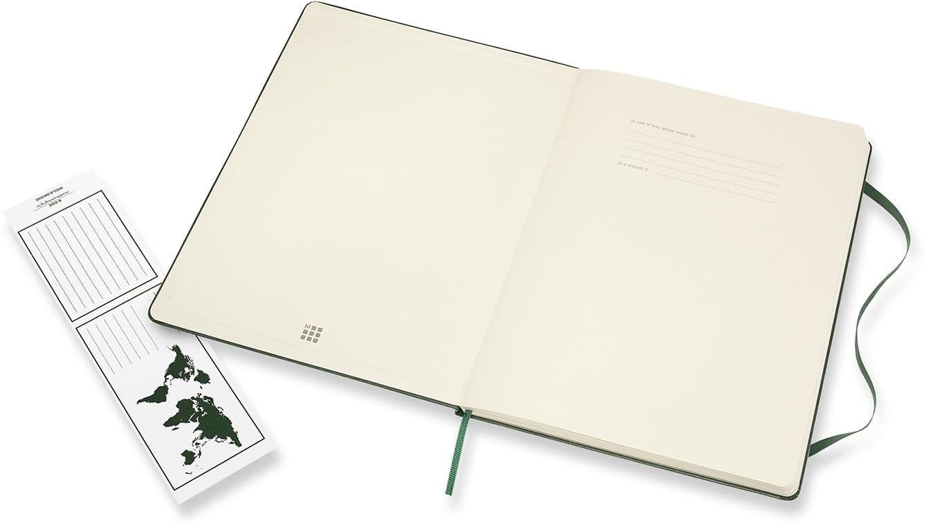 Notitieboek Moleskine XL 190x250mm lijn hard cover zwart 5