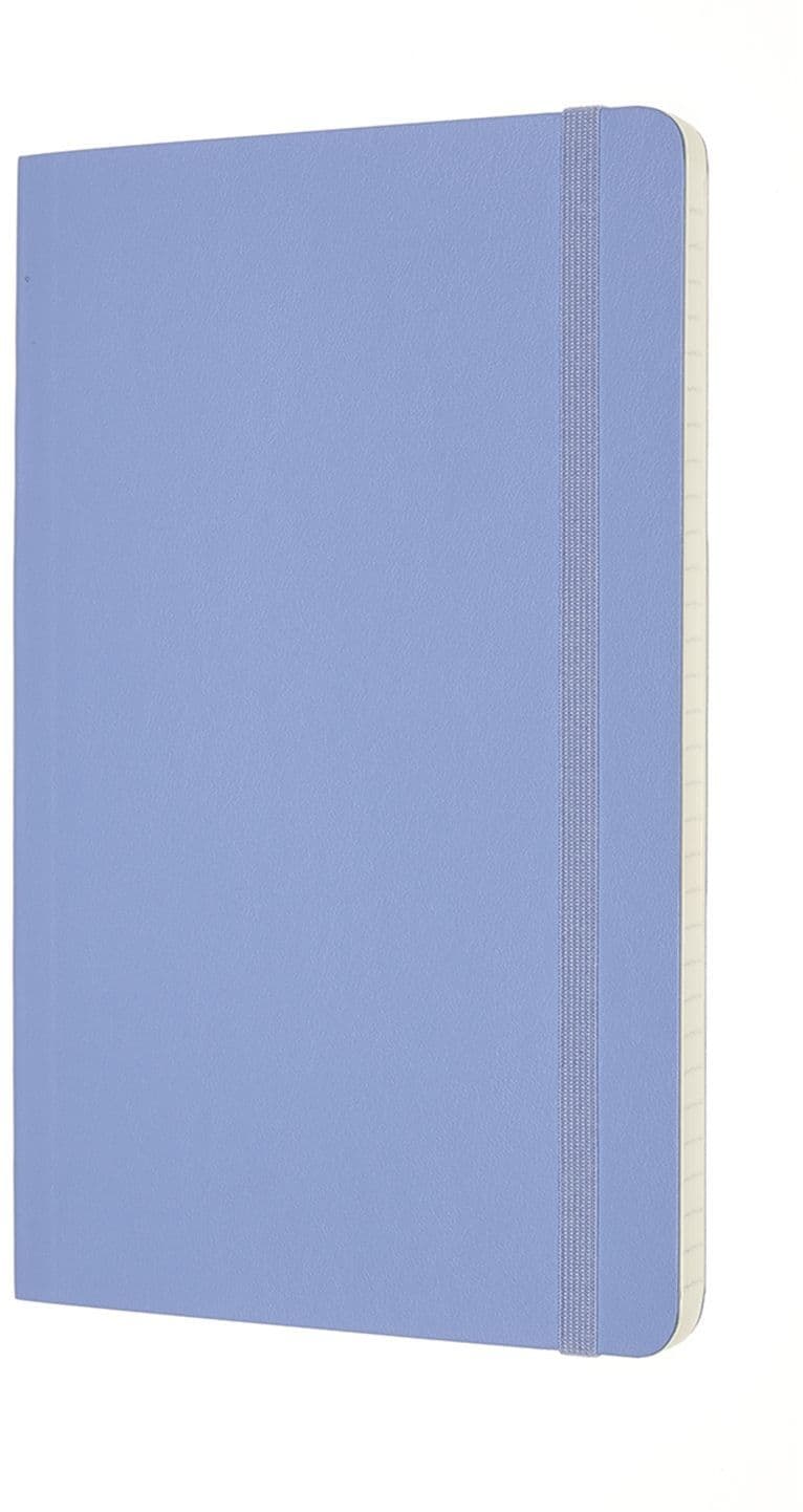 Notitieboek Moleskine large 130x210mm lijn soft cover hydrangea blue 2