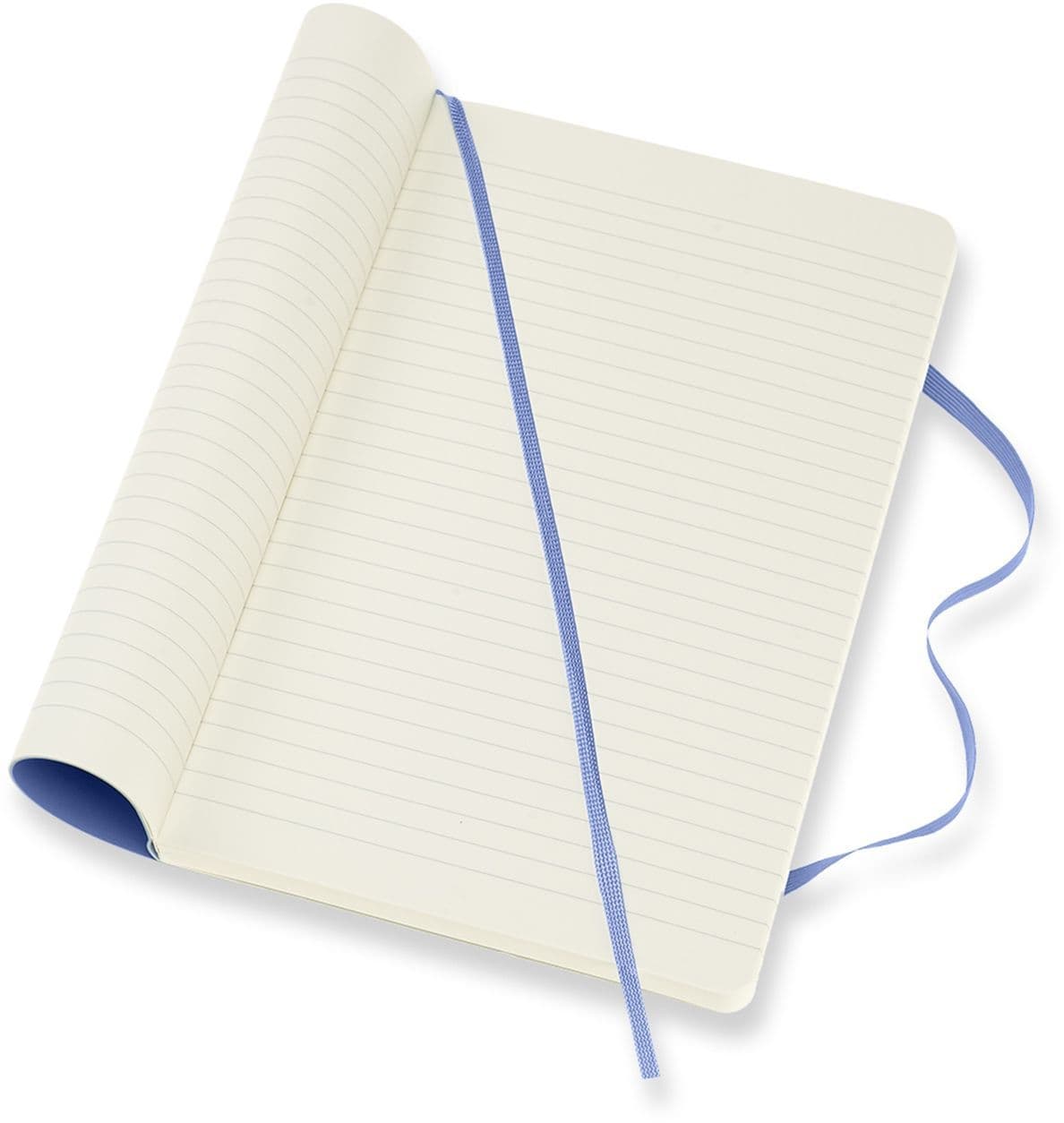 Notitieboek Moleskine large 130x210mm lijn soft cover hydrangea blue 3