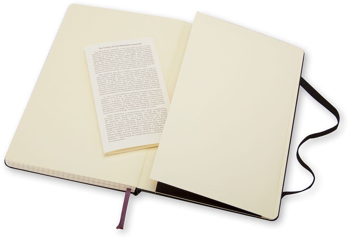 Notitieboek Moleskine pocket 90x140mm ruit 5x5mm soft cover zwart 4