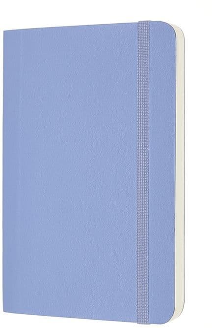 Notitieboek Moleskine pocket 90x140mm blanco soft cover hydrangea blue 2