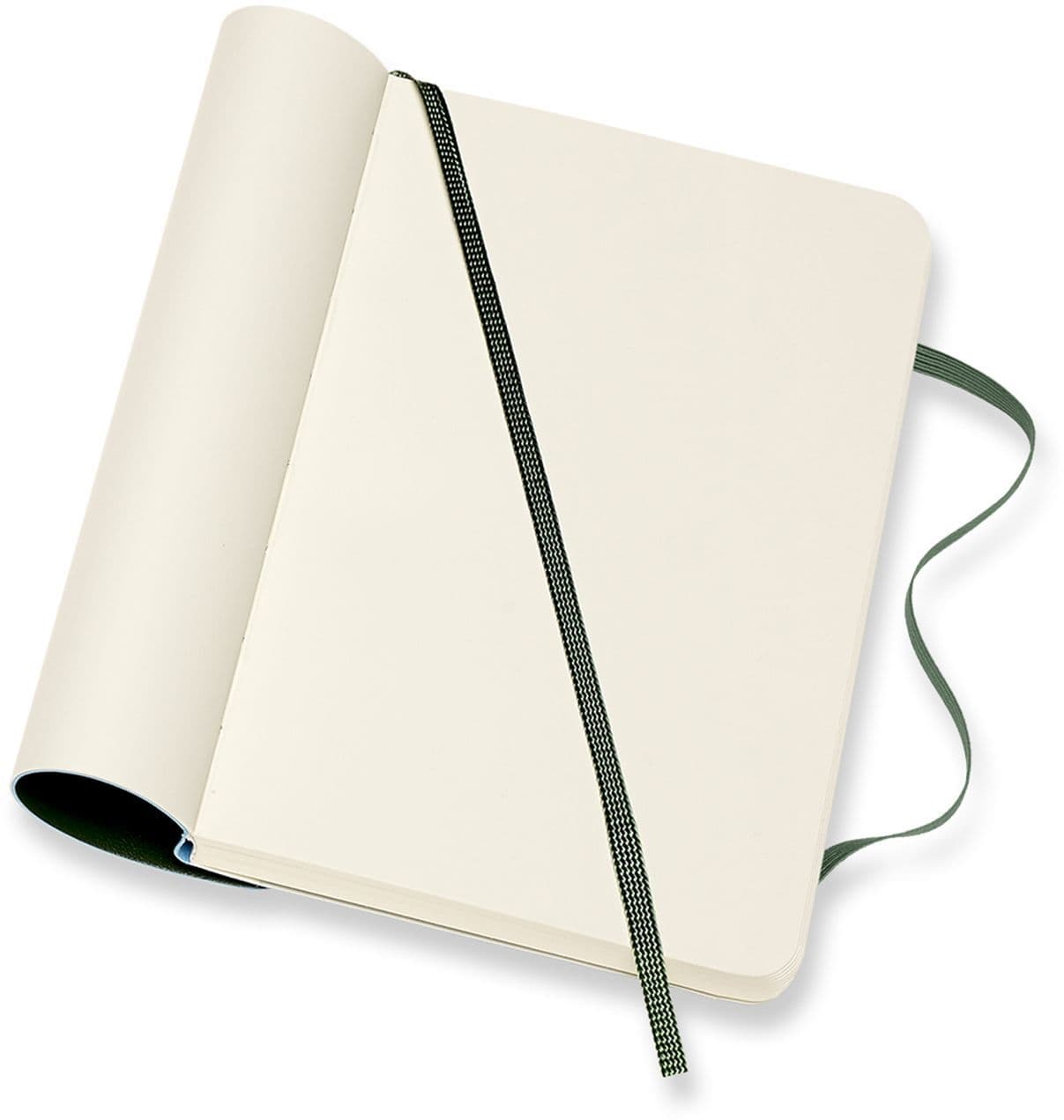 Notitieboek Moleskine pocket 90x140mm blanco soft cover myrtle green 3