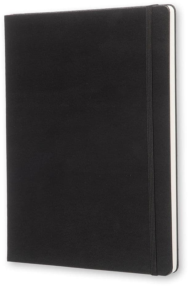 Notitieboek Moleskine XL 190x250mm blanco hard cover zwart 2