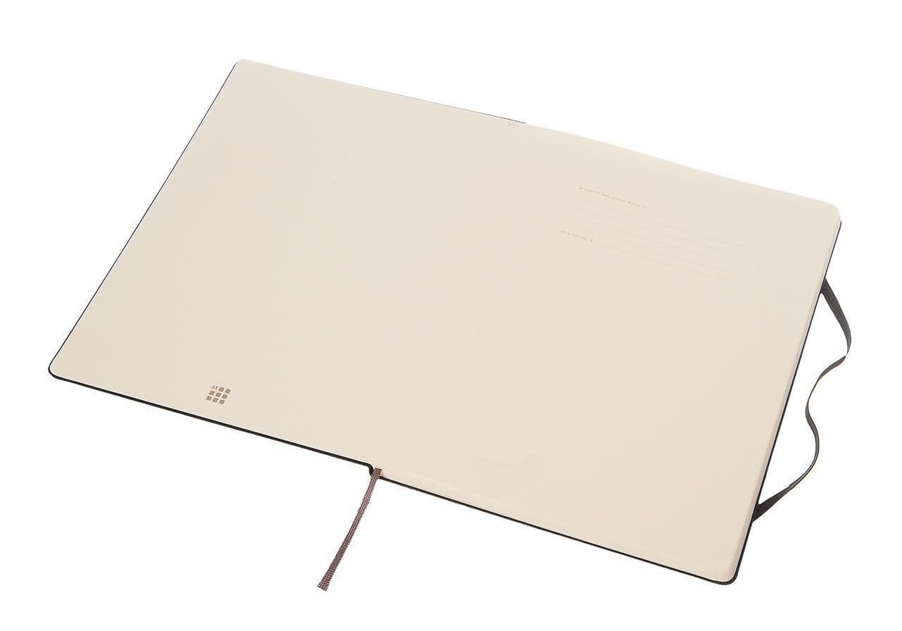 Notitieboek Moleskine XL 190x250mm blanco hard cover zwart 5