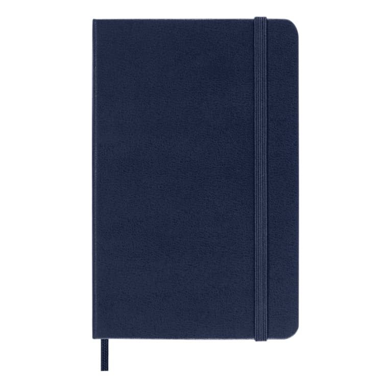 Notitieboek Moleskine pocket 90x140mm lijn hard cover sapphire blue 2