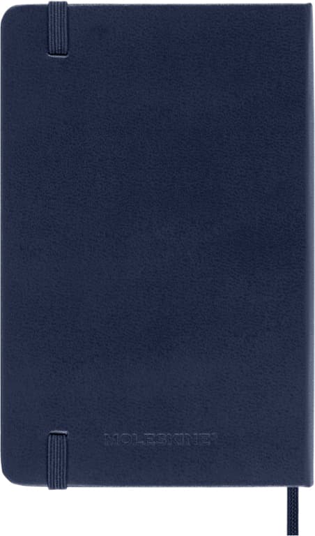 Notitieboek Moleskine pocket 90x140mm lijn hard cover sapphire blue 3