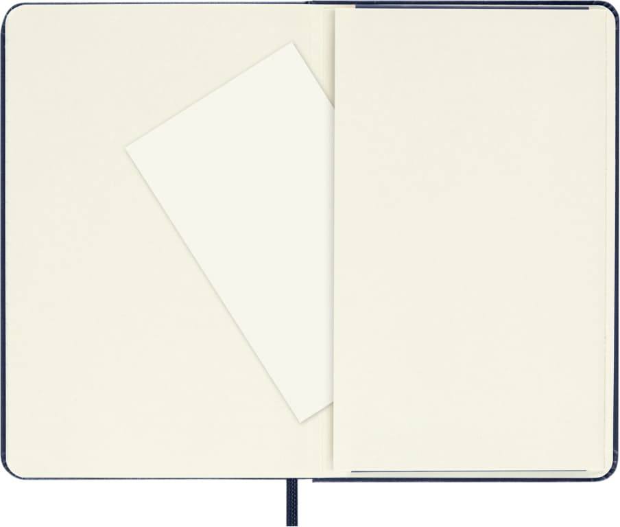 Notitieboek Moleskine pocket 90x140mm lijn hard cover sapphire blue 5