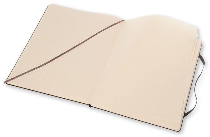 Notitieboek Moleskine XL 190x250mm dots hard cover zwart 3
