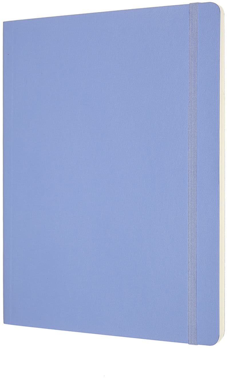 Notitieboek Moleskine XL 190x250mm blanco soft cover hydrangea blue 2