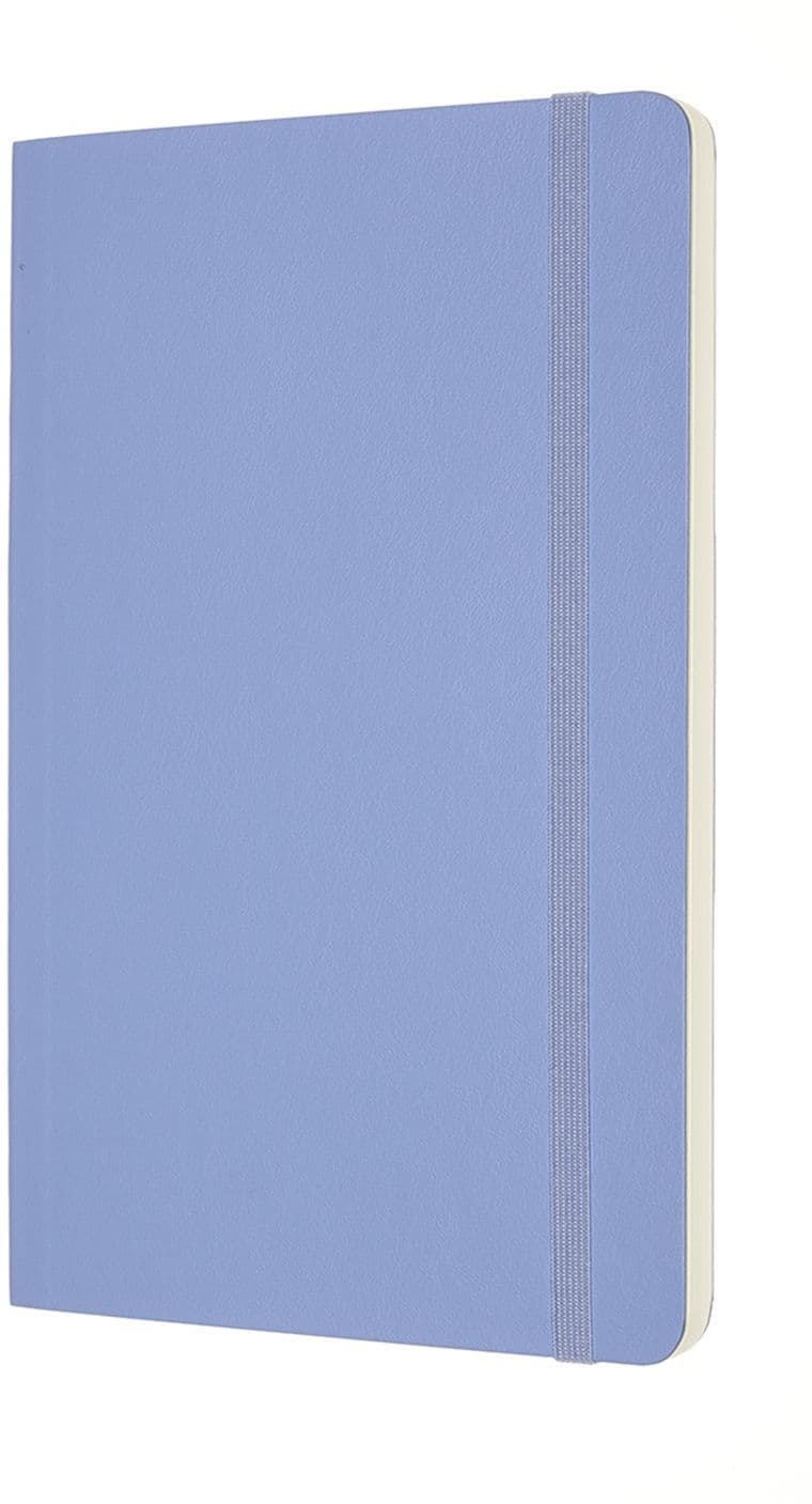 Notitieboek Moleskine large 130x210mm blanco soft cover hydrangea blue 2
