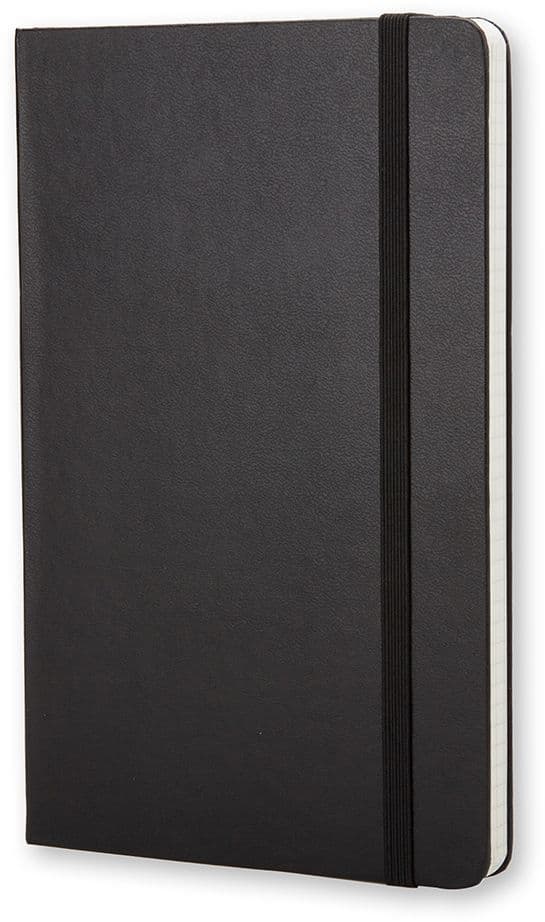 Notitieboek Moleskine pocket 90x140mm ruit 5x5mm hard cover zwart 2