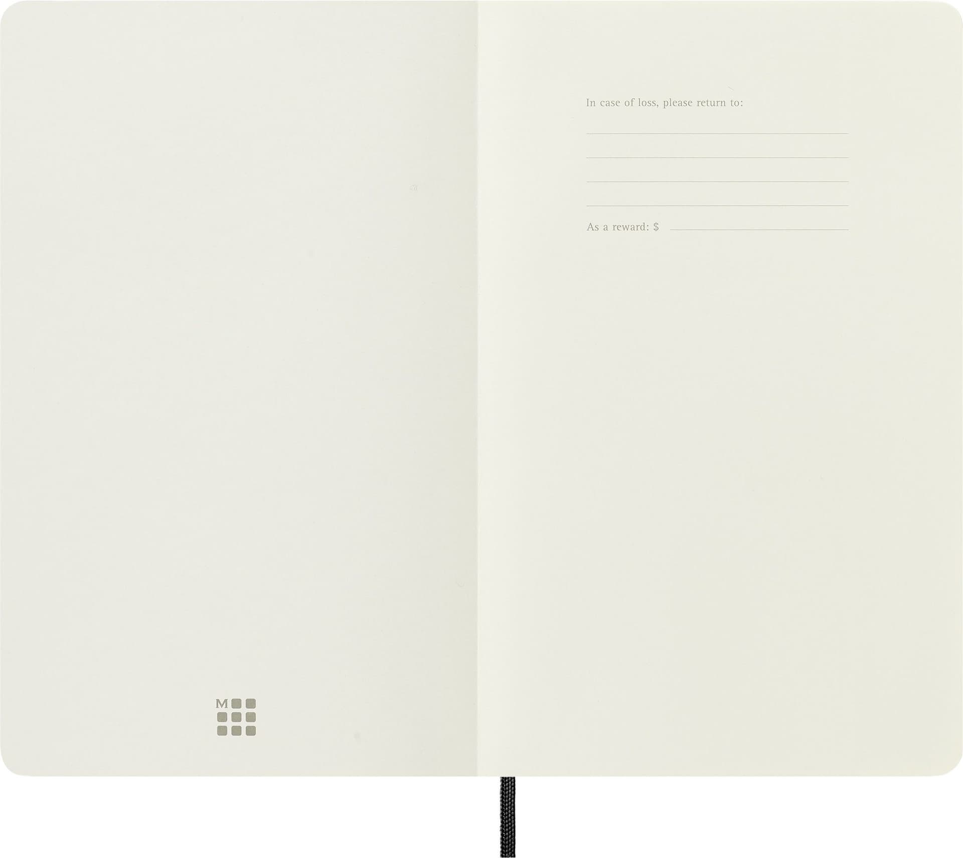 Notitieboek Moleskine large 130x210mm dots soft cover zwart 5