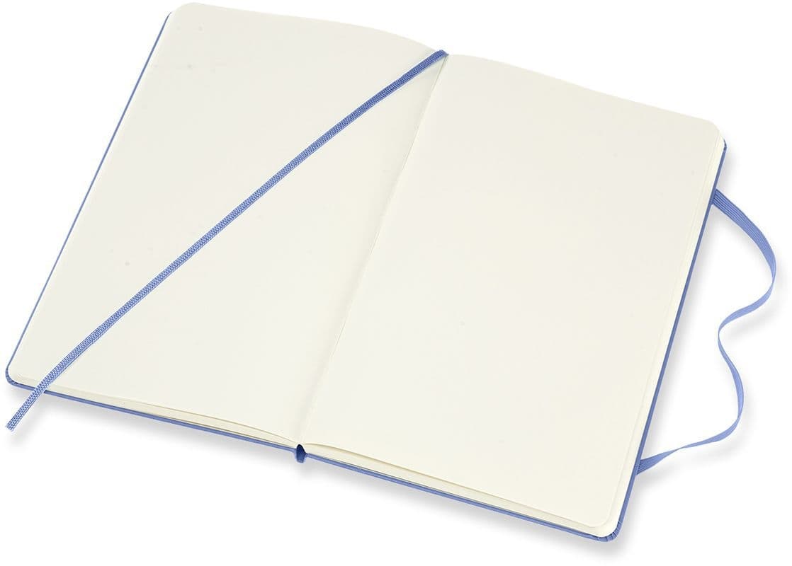 Notitieboek Moleskine large 130x210mm blanco hard cover hydrangea blue 3