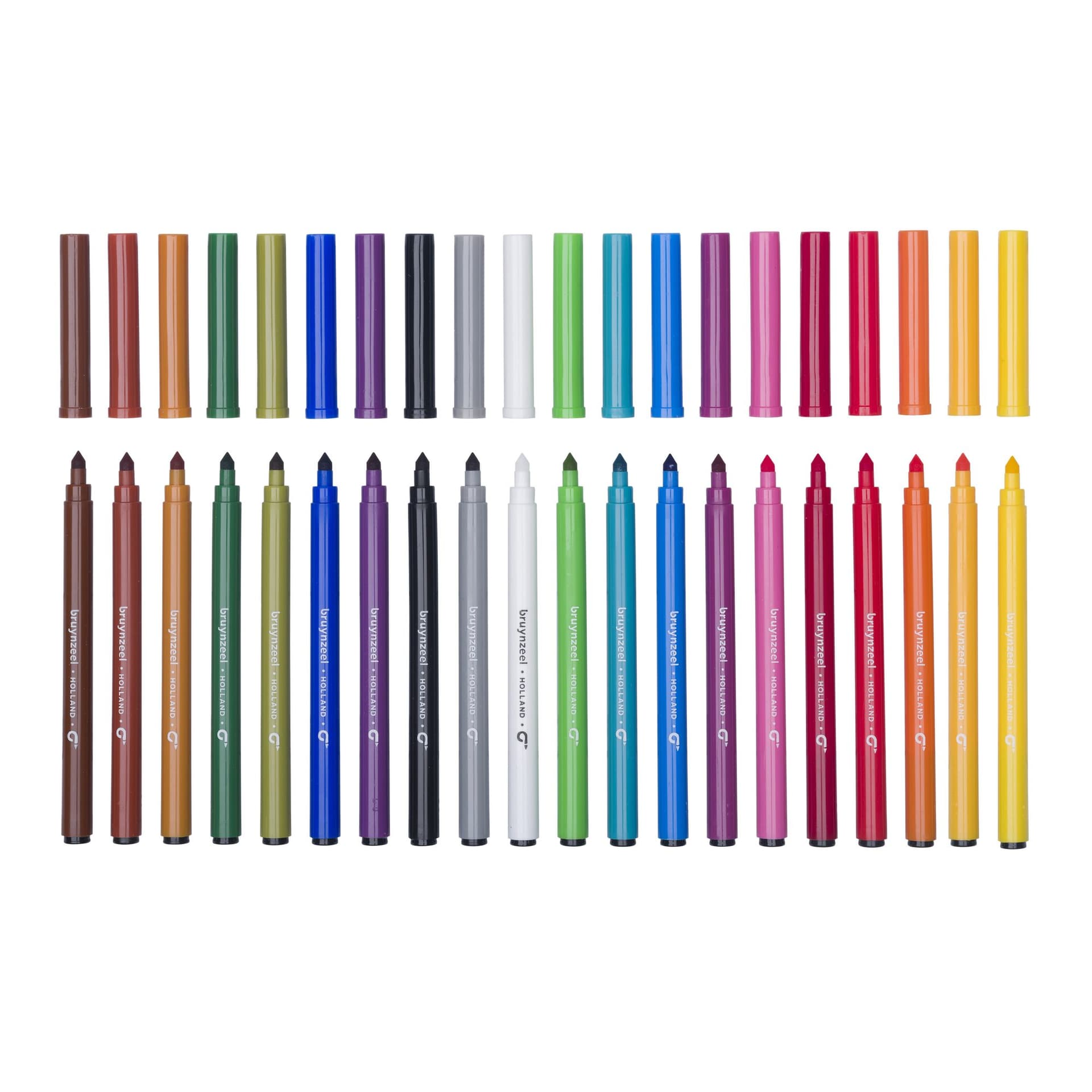 Viltstift Bruynzeel Kids Super Point assorti 20 stuks 2