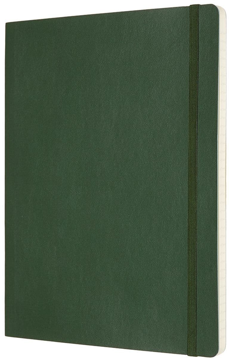 Notitieboek Moleskine XL 190x250mm lijn soft cover myrtle green 2